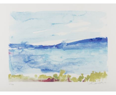 δ Zao Wou-ki (1921-2013) Ibiza - La Mer Lithograph printed in colours, 2004, signed and numbered from the edition of 99 in pe