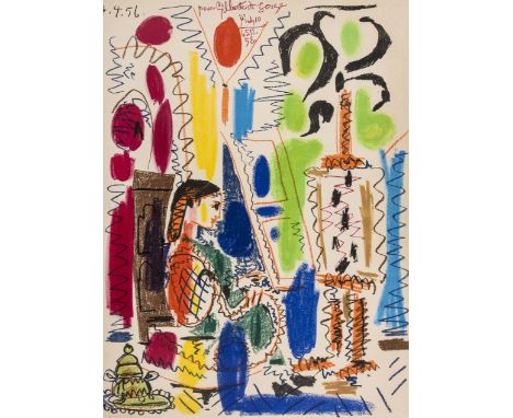 δ Pablo Picasso (1881-1973) L'Atelier de Cannes (Bloch 794; Mourlot 279) Lithograph printed in colours, 1958, on Arches paper