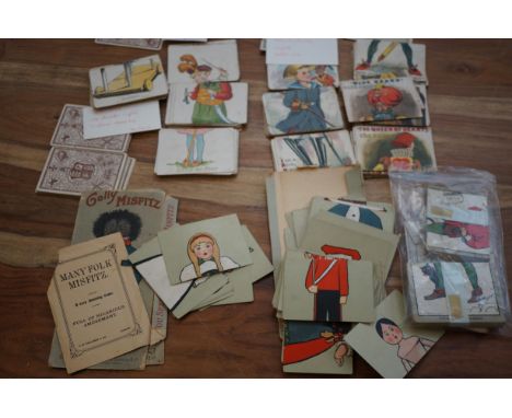 Collection of nursery rhymes vintage playing cards 