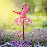 Trade Lot 12 x New & Boxed Luxury Flamingo Garden Spinners. RRP £49.99 each, total pallet RRP