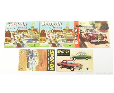 Triang Spot-On group of Catalogues - 2nd Edition catalogue with September 1960 print date complete with price list; 3rd Editi