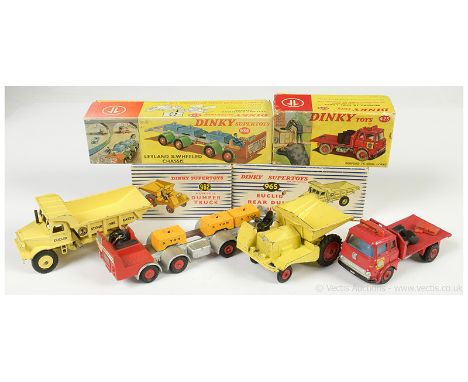 Dinky 425 Bedford TK Coal Truck "Hall &amp; Co Ltd" - red, blue interior, plastic hubs, with 4 x coal sacks and red plastic s