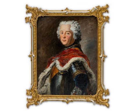 Pesne, Antoine (Paris, Berlin 1683-1757) , Kopie Friedrich der Große als Kronprinz  Nach dem Original in der Gemäldegalerie d