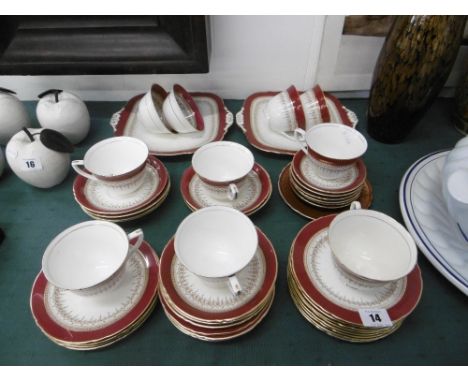 A royal Worcester ' Regency' part tea set