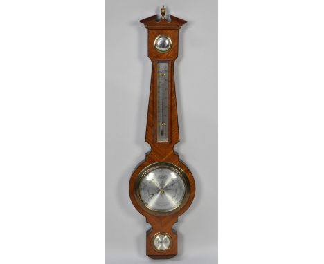A Reproduction Wheel Barometer by Comitti of London, 66cm high