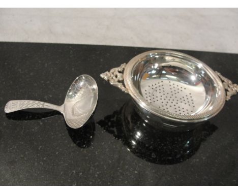 A silver Regency caddy spoon, Birmingham, 1804, by Joseph Taylor