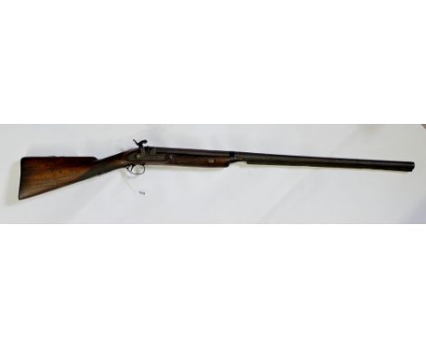 A late 18th century/early 19th century hunting rifle or elephant gun, 128cm long 