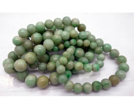A jade necklace
