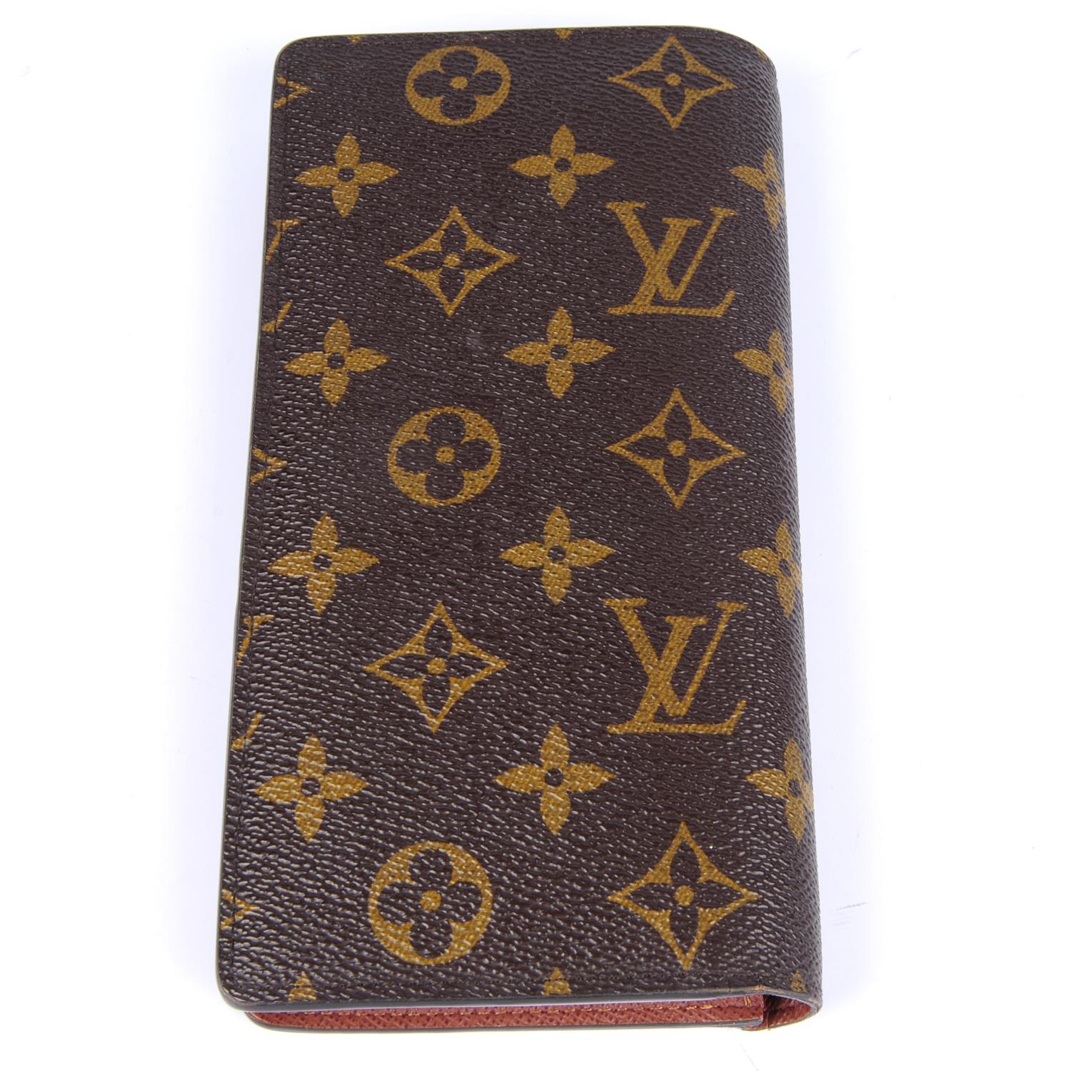 louis vuitton long wallet monogram