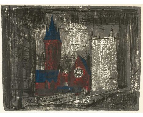 ‡ JOHN PIPER 1966 lithograph - entitled 'St. James' Westminster', 54 x 70cmsProvenance: private collection SwanseaComments: f