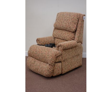 Roymans electric riser recliner upholstered armchair, W82cm (This item is PAT tested - 5 day warranty from date of sale)
 Con