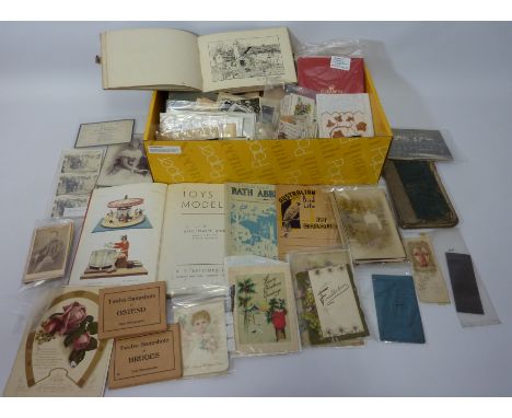 Artist's sketch book of Devon scenes signed and dated May S Roncer 1931/32 and a collection of early 20th century photographs