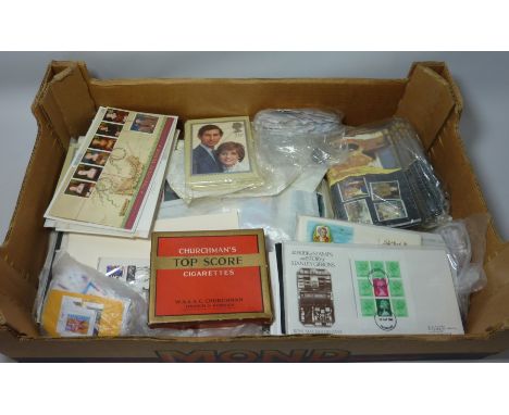 (Predominantly) GB presentation packs, First Day Covers, Year sets, park booklet panes etc in one box  Condition Report Click