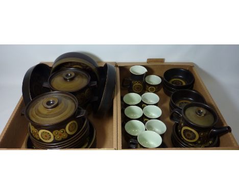 Denby 'Arabesque' dinner and tea service in two boxes  Condition Report Click here for further images, condition, auction tim