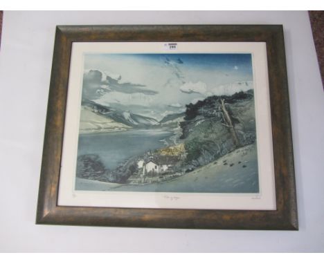 'Tal-y-Llyn' limited edition chromo-lithograph by Gordon Miles signed no 37/150 39 x 46 cms Condition Report Click here for f