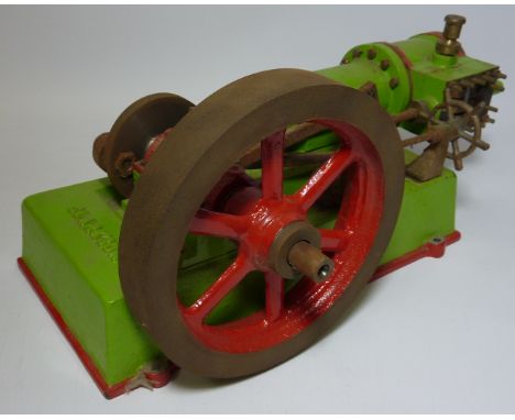 Clarkson cast iron stationary steam engine L37cm Condition Report Click here for further images, condition, auction times & d