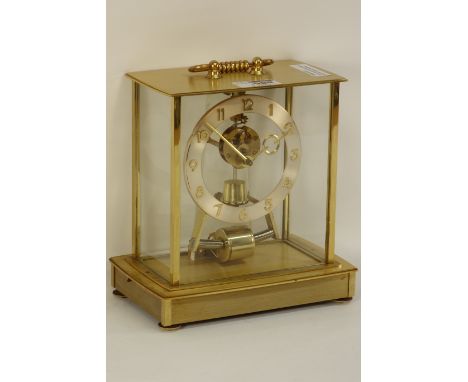 1970's Kundo electronic magnetic mantle clock with original guarantee, W20cm, H22cm CLOCKS & BAROMETERS - as we are not a ret
