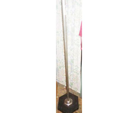 Art Deco chrome standard lamp 