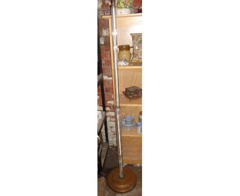 Art Deco tubular perspex standard lamp 