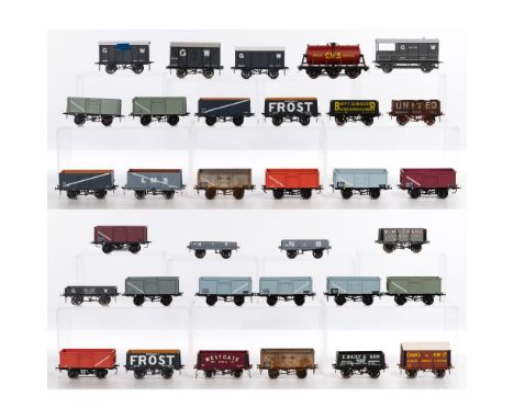 Model Train O Scale Wagon Assortment  (33) items, most unmarked  Property from: The Estate of Thomas ('Tom') Jones, Wilton, C