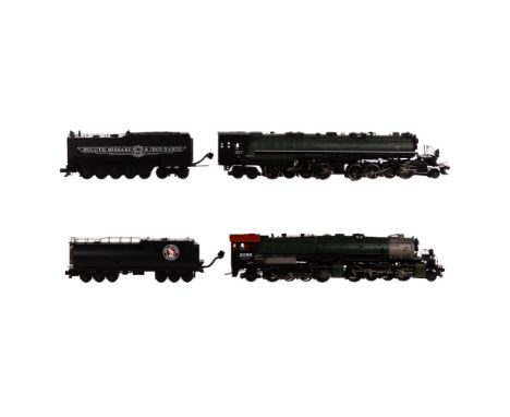 MTH Model Train O Scale Locomotives with Tenders  (2) items including a Duluth Missabe &amp; Iron Range 2-8-8-4 Yellowstone s