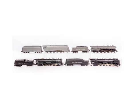 Lionel Model Train O Scale New York Central Locomotive with Tender Assortment  (4) items including a Commodore Vanderbilt wit