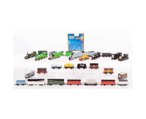 Bachmann Model Train HO Scale Thomas the Tank Engine Assortment  Including an Emily with tender, a Henry with tender, a Spenc