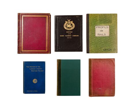 Antiquarian Railway History Books  (6) items including 'Railways of Great Britain and Ireland' by Francis Whishaw, London 184