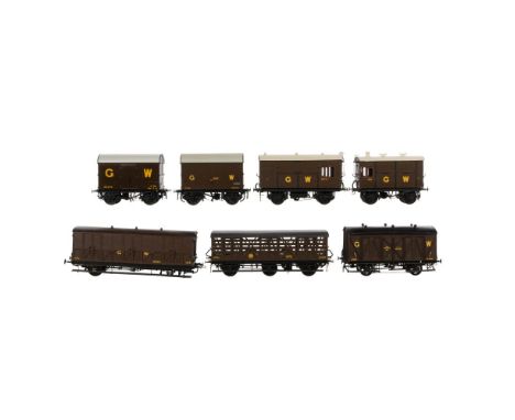 Lawrence Scale Models Model Train O Scale Assortment  (7) Great Western items including a #1519 dated 1985, a #1872 dated 198