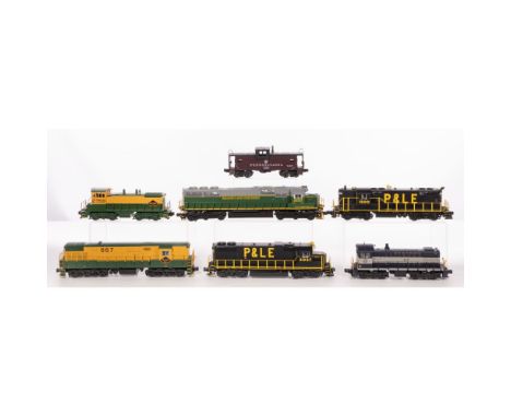 MTH Model Train O Scale Locomotive Assortment  (7) items including a #67 R.F.&amp;P.R.R.Co., a #867 Reading Lines, a #1500 P&