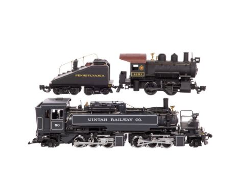 LGB Lehmann Model Train G Scale Locomotives  (2) items including a #21881 Uintah Railway Baldwin 2-6-6-2 steam locomotive #50