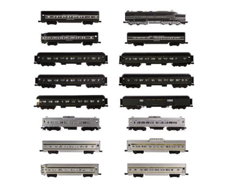 Lionel Model Train O Scale Assortment  (16) items including a #6-18953 New York Central System Alco PA-1 diesel locomotive #2