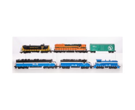 MTH Model Train O Scale Locomotive Assortment  (6) items including a #208, a #427, a #862, a #2012 and a #2418; together with