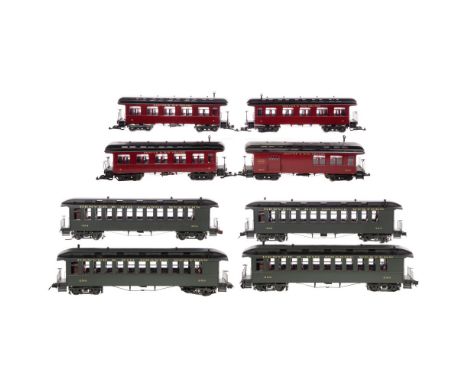 Model Train G Scale Denver Rio Grande and Denver Rio Grande Western Car Assortment  (8) items including (3) Hartland Locomoti