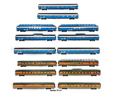 Lionel Model Train O Scale Great Northern Train Car Assortment  (14) items including a #263, a #1190, a #1252, a #1260, (2) #