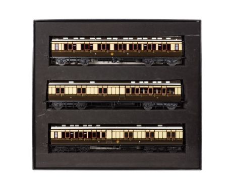 Lee Marsh Model Train O Scale Great Western Passenger Car Assortment  (3) hand painted items including #2053, #2057 and #7408