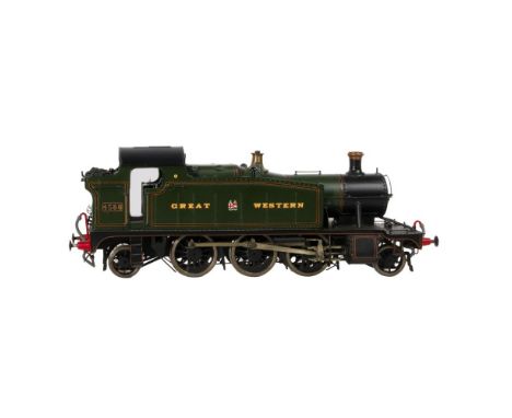 Lawrence Scale Models Model Train O Scale Locomotive  Kit built, hand painted, class 45 2-6-2 Great Western Prairie locomotiv