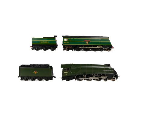 L. H. Loveless and Sunset Model Train O Scale Locomotive with Tender Assortment  (2) items hand painted including a Sunset A4