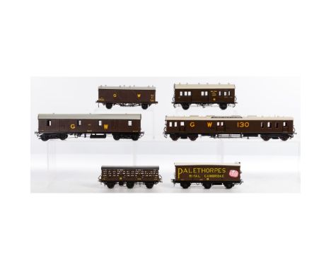 Model Train O Scale Great Western Railroad Train Car Assortment  (6) items including a #130, a #485, a #1397, a #1846, a #280