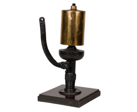Brass Steam Locomotive Single Chime Whistle  Having a underside pull lever, marked with the letter 'G' and '2' on the bottom 