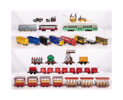 Model Train G Scale Train and Accessory Assortment  Including examples from Bachmann, Marklin, Aristo-Craft and L.G.B Lehmann