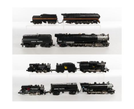 Lionel Model Train O Scale Locomotive and Tender Assortment  (7) items including a 4-8-4 Norfolk and Western locomotive #612 