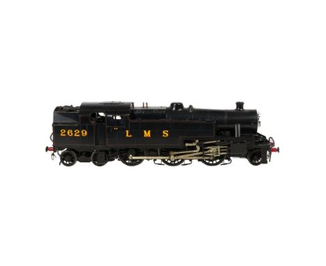 Victor Green Model Train OO Scale Locomotive  Kit built, hand painted, Fairburn 2-6-4 LMS Tank locomotive #2629 plaque on und