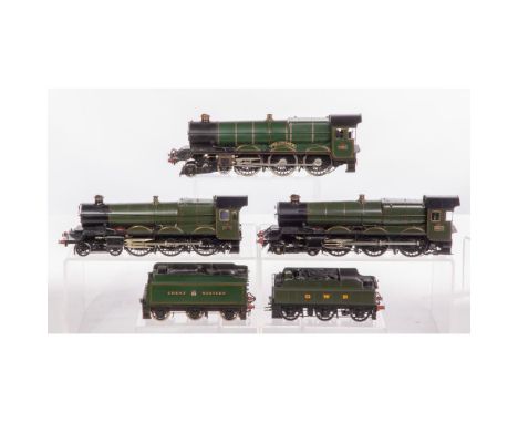 Model Train O Scale Locomotive Assortment  (5) items including a 4900 / Castle class 4-6-0 Great Western Railways Sir Daniel 