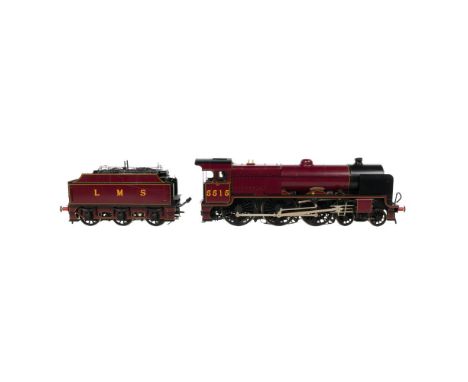 Lee Marsh Model Train O Scale Locomotive with Tender  Hand painted, Patriot class, 4-6-0 LMS steam locomotive Caernarvon #551