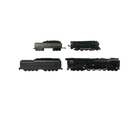 Lionel Model Train O Scale Pennsylvania Locomotive and Tender Assortment  (2) items including a 6-8-6 locomotive #6200 with t