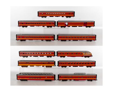 MTH Model Train O Scale The Milwaukee Road Passenger Car Assortment  (11) items including a #51, a #53, (2) #154, a #481, (2)