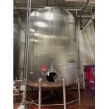 Feldmeier 10,000 Gallon Stainless Steel Top Agitated Tank, Dome Top, Dish Bottom, V | Rig Fee: $4500