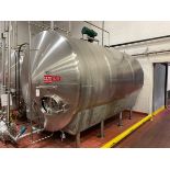 Cherry Burrell 5,000 Gallon Stainless Steel Horizontal Tank, Vertical Agitation, Ap | Rig Fee: $2000