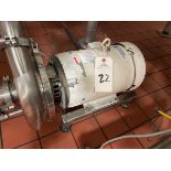 Waukesha Cherry Burrell Centrifugal Pump, 7.5 HP, Model 2085, S/N: 324835-03 | Rig Fee: $150